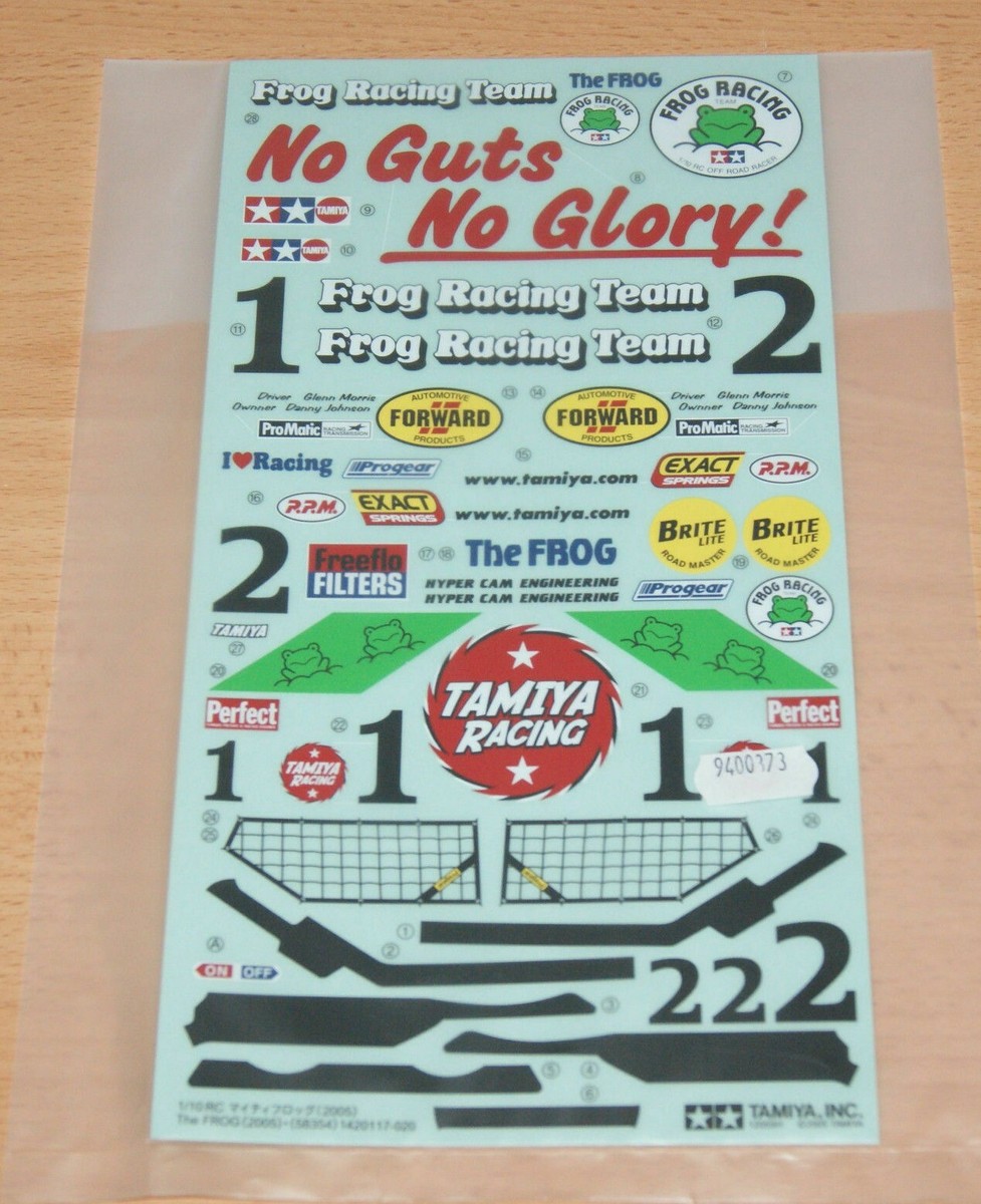 Tamiya 58354 The Frog (Re-Release), 9400373/19400373 Decals