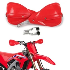 Handguards Motorcycle Hand Guards 7/8" 11/8" Universal for XR650L CRF450 ATV Red