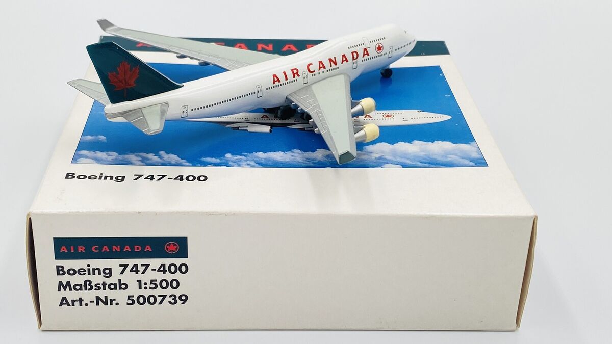 HERPA WINGS (500739) 1:500 AIR CANADA BOEING 747-400 BOXED HERPA WINGS (500739) 1:500 AIR CANADA BOEING 747-400 BOXED