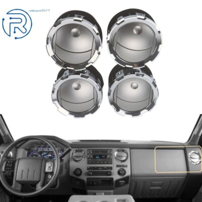 For 2011-2014 2015 2016 Ford F250 F350 F450 F550 4 Pcs AC/ Heater Air Duct Vent
