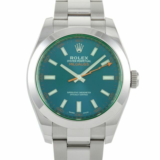 Rolex Milgauss Blue Men's Watch 