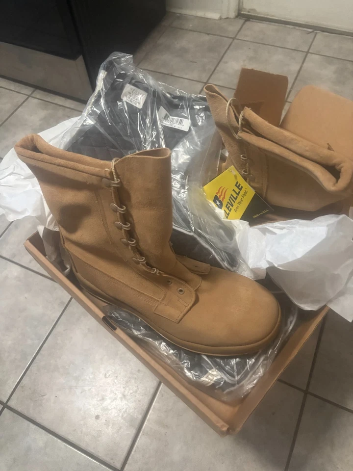 Nuevas botas de combate Belleville para hombre clima frío talla 14, con 2 juegos de forros Foto 3 de 3