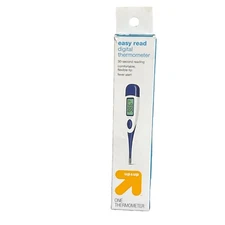 Up & Up Easy Read Digital Thermometer with Fever Alert & 30-Second Reading New