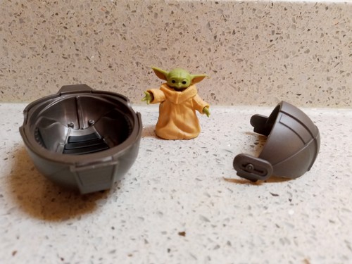 Hasbro Star Wars Mandalorian Grogu Das Kind mit Kinderwagen Actionfigur Disney Neu - Bild 5 von 7