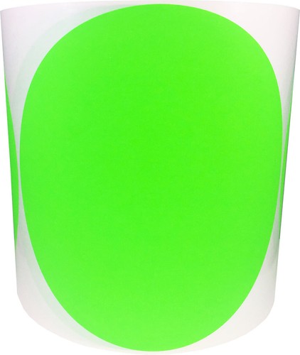 Circle Color Coding Stickers | 6" Inches Round - 500 Pack | Pick One Color - Picture 22 of 28