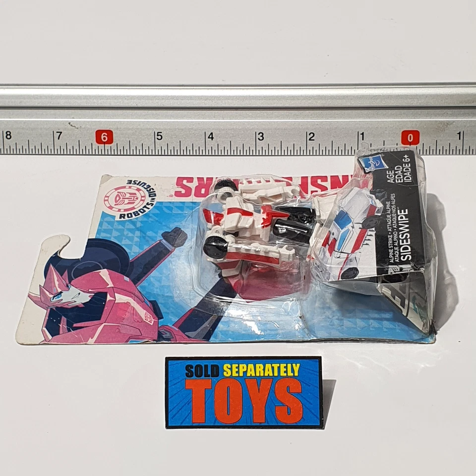 Transformers Robots in Disguise SIDESWIPE Alpine Strike Legion figura blanca RID Foto 2 de 4