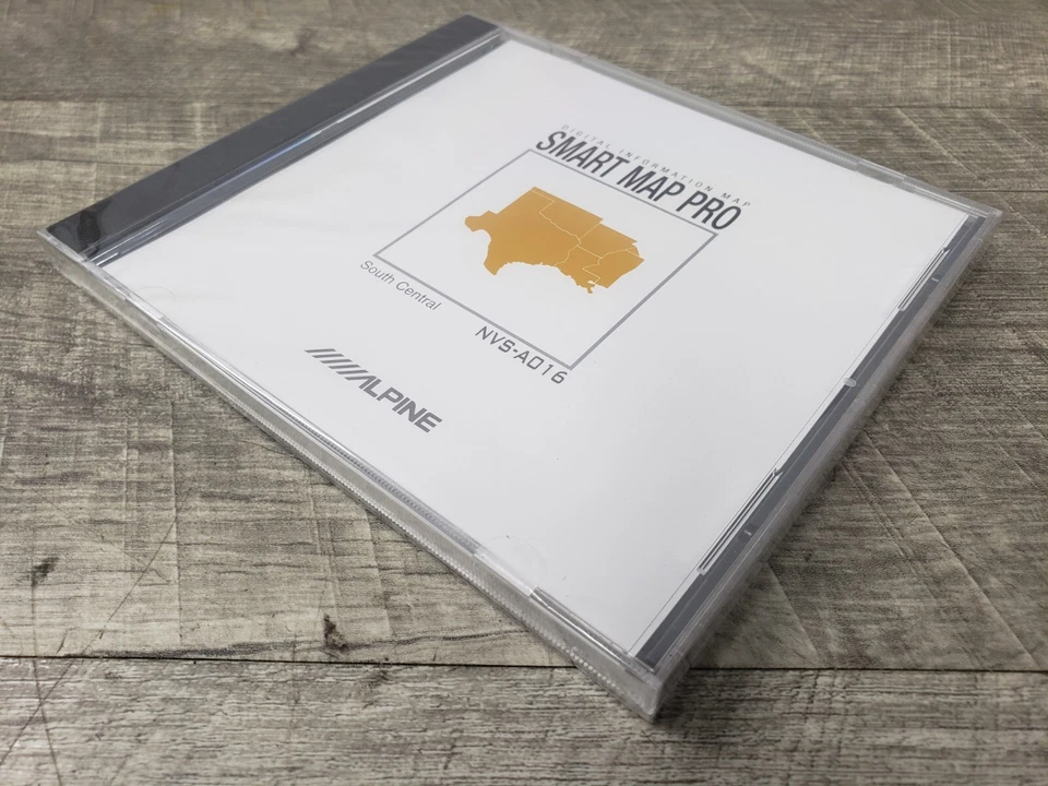 NEW/SEALED* Alpine NVS-A016 (South Central) CD-ROM Navigation Smart Map Pro Disc - Image 3 of 4