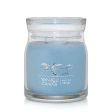 Yankee Candle Life’s A Breeze Scented Signature 13oz 2-Wick +35 Hours Burn Time