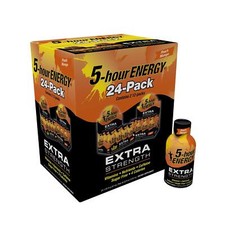 5-Hour Energy Shot, Extra Strength Peach Mango 1.93 oz. ea., 24 pk. A1