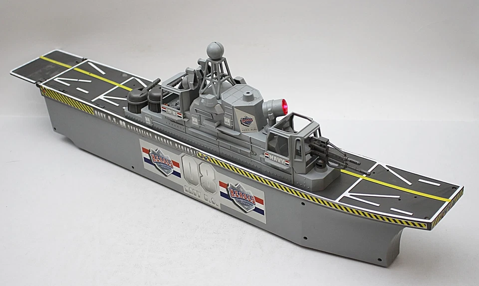 HEROES Ultimate Badge of Courage AIR CRAFT CARRIER Working almost 36" Long RARE! - Image 2 of 4