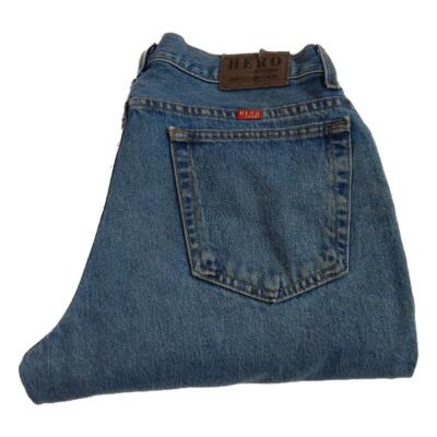 Wrangler Hero Jeans Regular Straight Waist 36 Bein 32 W36 L32 Button Fly (Q2204