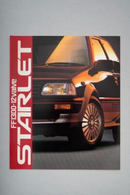 トヨタ　3代目　スターレット　カタログ　1985年11月　全ページ掲載 Toyota 3Rd Generation Starlet Catalog 1985 November All Pages