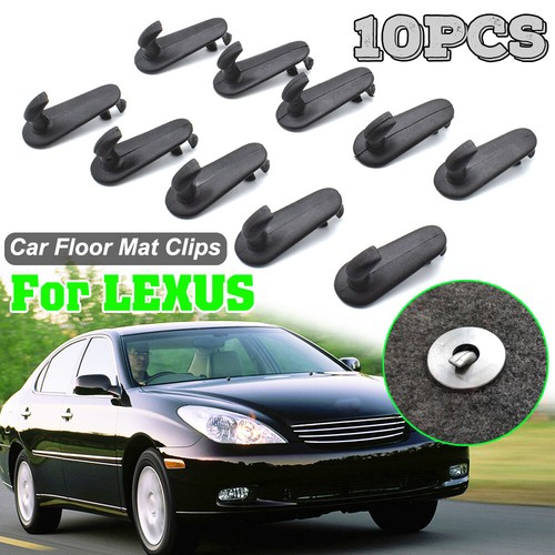 10Pcs Car Floor Mat Clips Retention For Lexus Carpet Grips Fixing Hooks