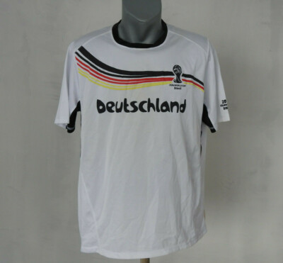 Germany World Cup 2014 FAN Jersey #10 White Shirt Size XL Soccer