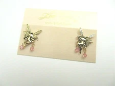 NEW  KIRKS FOLLY FAIRY EARRINGS PIERCED POSTS GOLD TONE