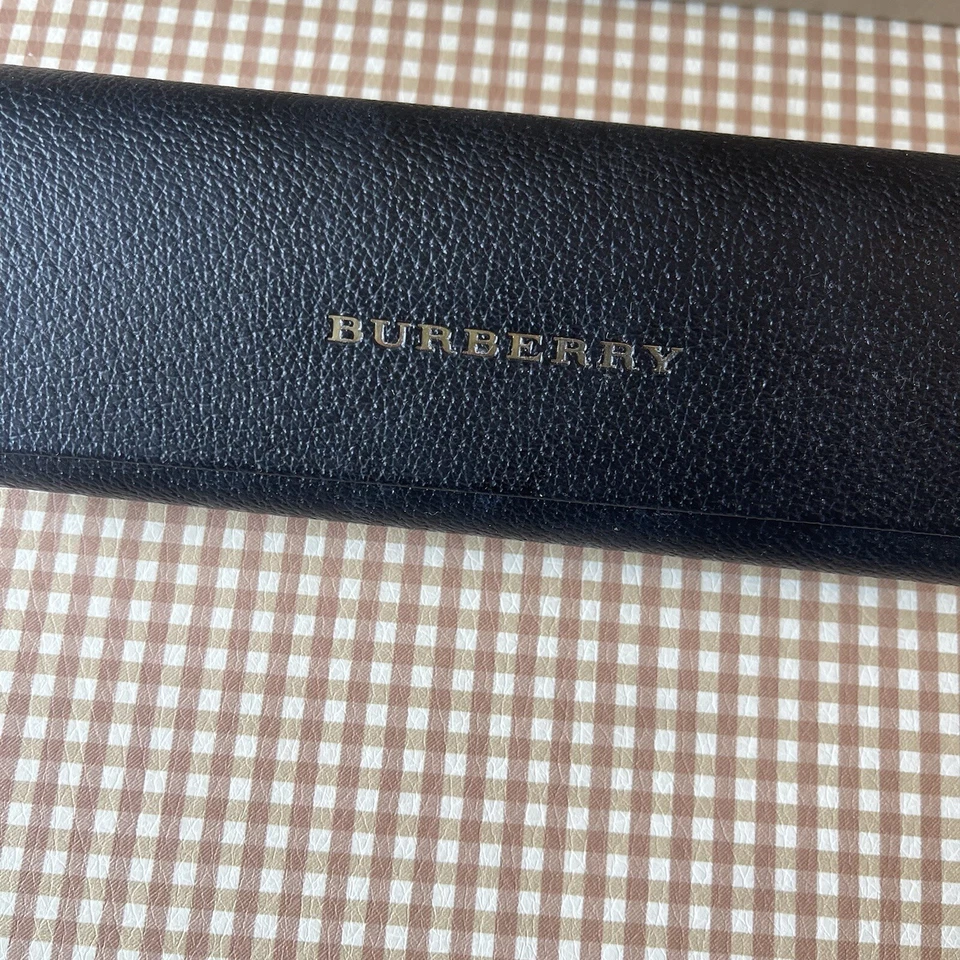 Estuche de cuero para gafas de sol Burberry con caja. LEER DESCRIPCIÓN, ¡Ver fotos! Diseñador Foto 2 de 4