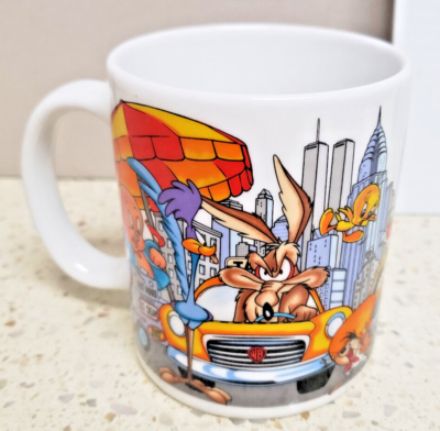 Jim Looney Tunes Coffee Mug Warner Brothers New York Bugs Bunny
