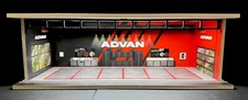 NEW Advan V2 Theme FOR Hot Wheels 1:64 Model Diorama Garage LED Lighting!