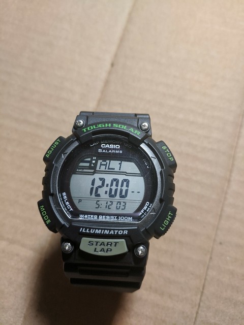 Casio Multi fuction sport solar Module no. 3425 watch with manual. | eBay