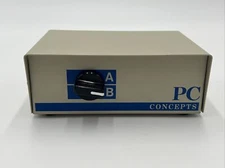 Vintage, PC Concepts A/B Data Transfer Switch Metal Box, 41622
