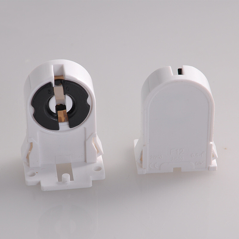 10pcs T8 G13 Base Fluorescent & LED Tube Lamp Holder Sockets SnapIn Or