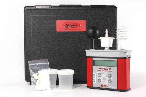 Quest Technologies QUESTemp 34 Thermal Environment Monitor w Case & Accessories