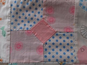 Details About Vintage Hand Stitched Sewn Beach Fish Ocean Lake Cottage Cotton Quilt Top