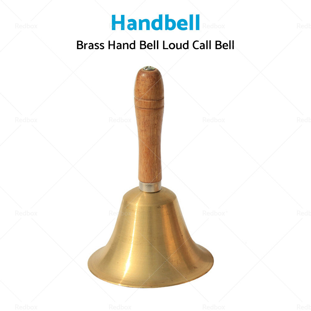 Brass Hand Bell Loud Call Bell Handbell Desk Ringbell for Wedding Festival eBay