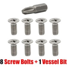 For Honda Acura Brake Rotor Disk JIS Screws Bolts 8PCS + Free Vessel JIS Bit Set
