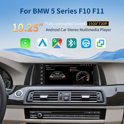 10.25” Car Multimedia Screen For BMW 5 Series F10 F11 2012-2016 NBT Carplay WIFI - Picture 2 of 20