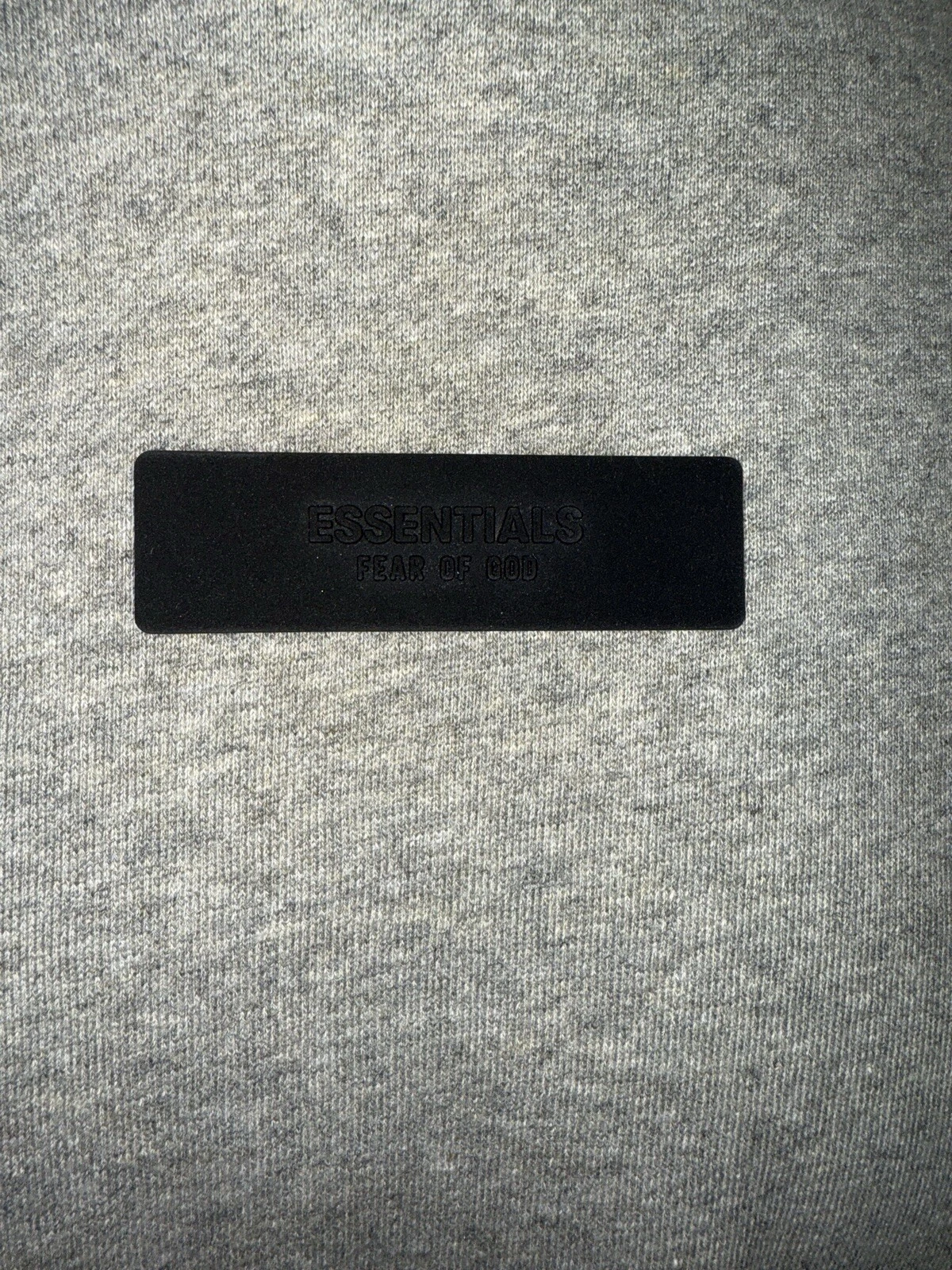 Felpa con cappuccio Fear of God Essentials taglia XL uomo erica avena collo alto calda