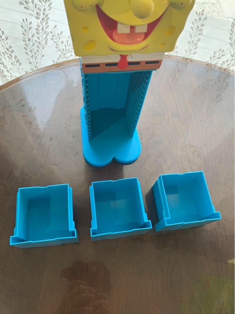 Giant PEZ Storage Case Spongebob 2006 Figure 12in/35cm Very Rare