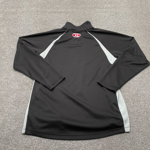 ALO Sweater Adult Large Black 1/4 Zip Activewear Golf Pullover Sweatshirt Mens - Picture 3 of 11