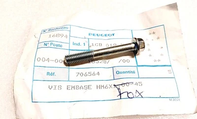 VIS OEM PEUGEOT FIXATION CARTERS MOTEUR SCOOTERS PEUGEOT TKR SPEEDFIGHT ELYSEO.. - Photo 1/2