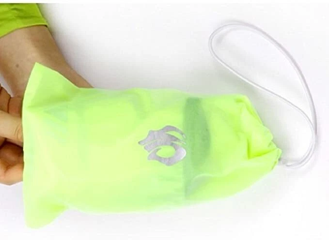 New NSR Wind Stop Womens Vest Running Cycling Neon Yellow Sz Large +Carrying Bag - Image 2 of 4