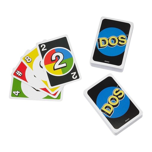 1 Pack Games Mattel UNO DOS Card Game  2-4 Players Ages 7+ - Picture 2 of 2