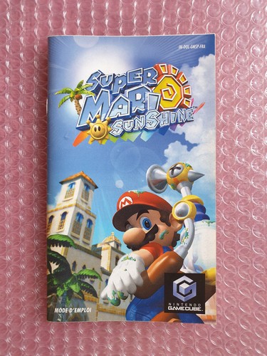 Super Mario Sunshine GameCube – Version PAL Complète, Boîte Et Manuel, Bon état, Sortie 2002