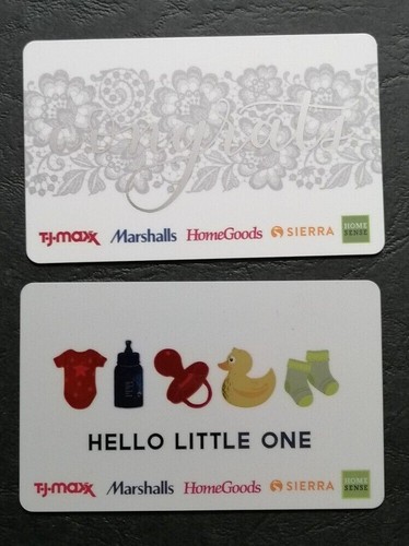 United States 2 two GIFT CARD collectible No Value