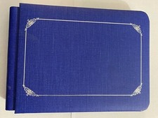 Creative Memories 8" x 6" Blue Classic 5 Pages Teaching Scrapbook Photo Album