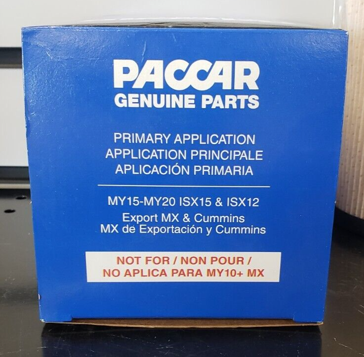 ケン BRAND NEW GENUINE PACCAR FUEL FILTER ELEMENT ~ 10 MICRONS ~ K37