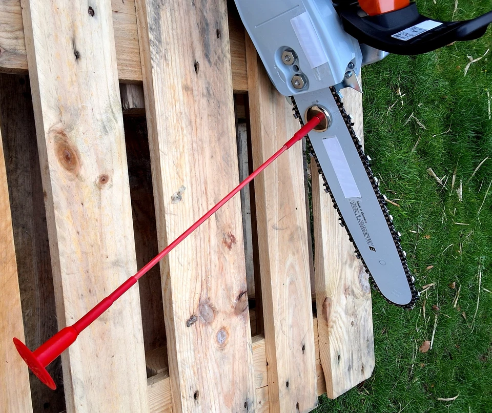 MAGNET Glasfieber Ablänghilfe für Motorsäge Ablängstab Längenanschlag Fieberglas - Bild 4 von 4