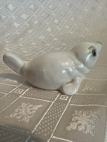 Baby Seal Pup Goebel West Germany White Figurine Vintage - Picture 3 of 8