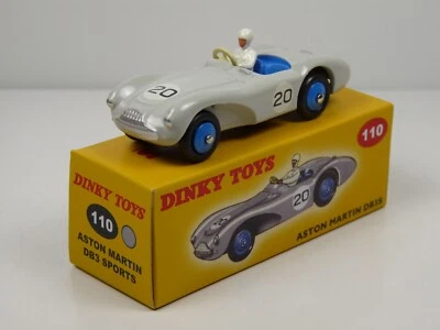DT219 Voiture 1/43 réédition 110 DINKY TOYS DeAgostini : ASTON MARTIN DB3S 110
