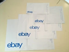 100 eBay branded Polymailer Envelope 20 each 5 sizes Asssorted Multi no padding 