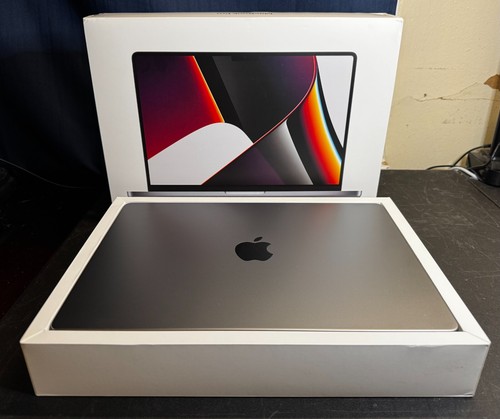 2021 Apple MacBook Pro 14 In M1 Pro 16GB 512GB SSD Space Gray Great Cond. Box