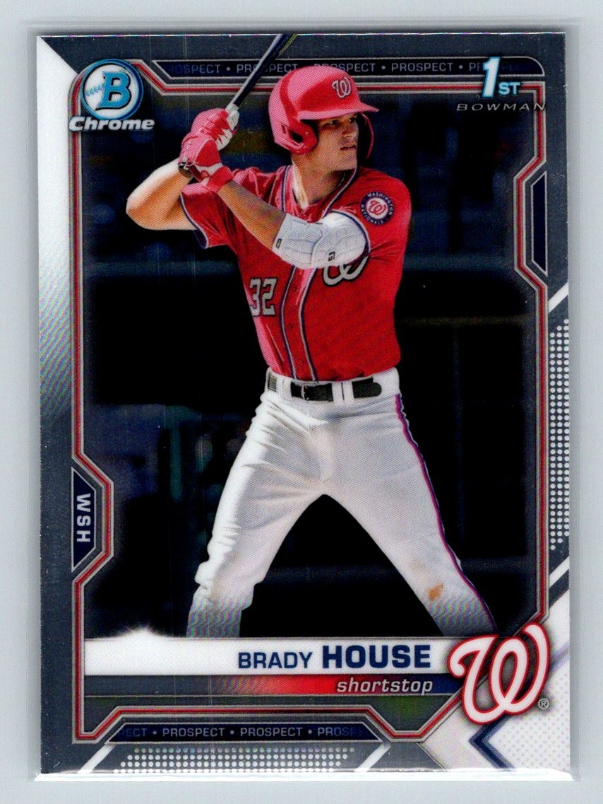 2021 Bowman Draft #BDC-186 Brady House Chrome