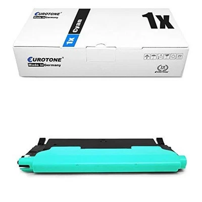 Eurotone Toner Laser Compatible Pour Samsung CLTC406S Cyan 1 Unité - Photo 1/4