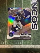 2021 Mosaic Football Micah Parsons Silver Mosaic NFL Debut Rookie RC SP🔥💎📈