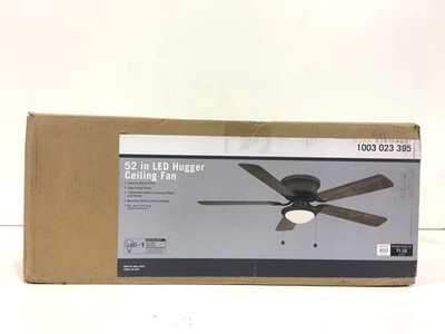 Hugger 52 in. Espresso Bronze Ceiling Fan New