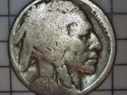 1917-S 5C Buffalo Nickel Acid date Good hole filler